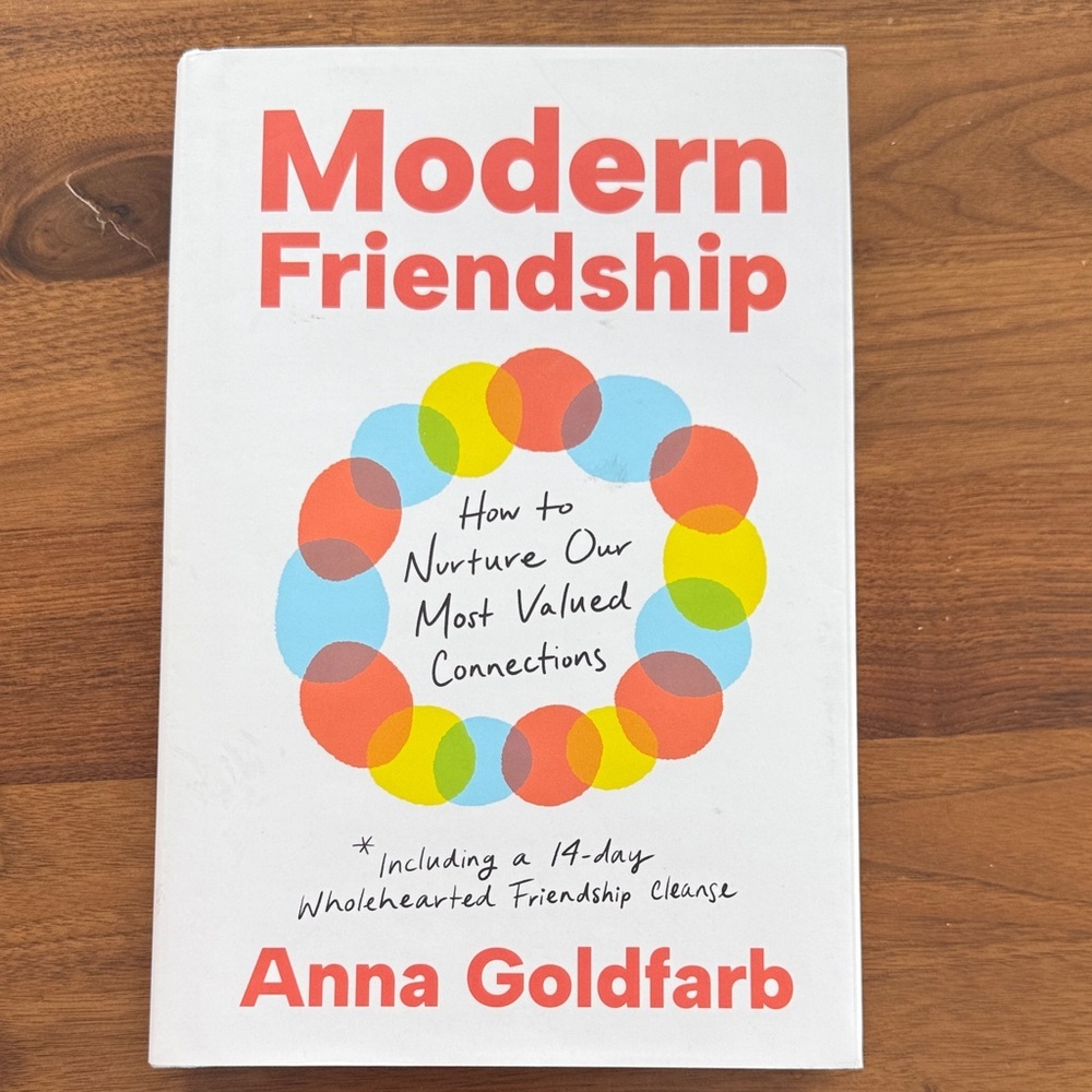 Modern Friendship by Anna Goldfarb hardcover